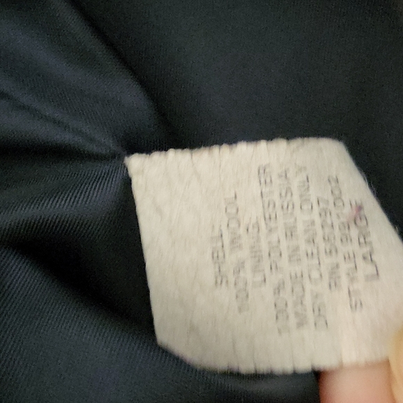 BOSA LE COLLEZIONI Boiled Wool Peacoat 10 Button Blue Vintage MADE IN RUSSIA - Picture 8 of 10